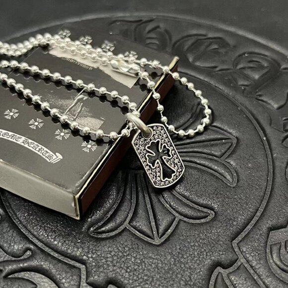 Chrome Hearts Air Force Cross Necklace Silver - Picture 5 of 7
